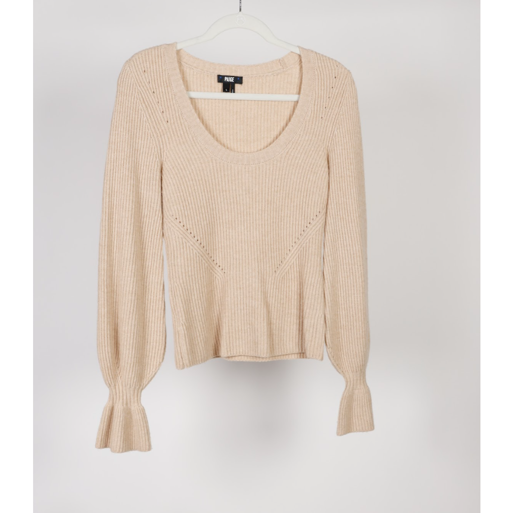 Paige Pink Cream Women’s Sweater
